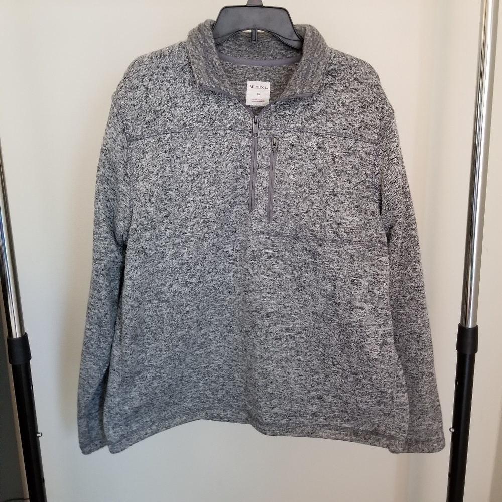 Quarter Zip Mens Sweater